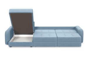 Угловой диван Кайман А2 Amigo Blue Ящик для белья