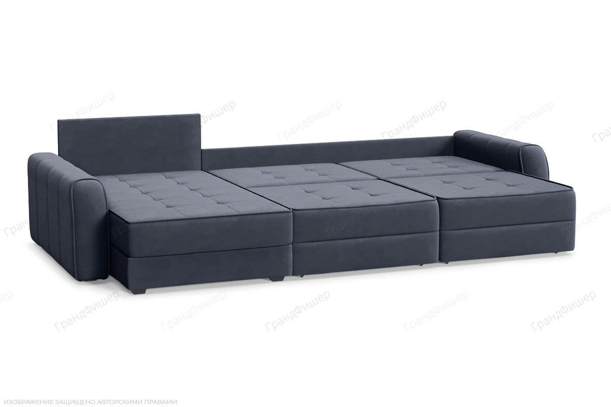 Угловой диван Кайман А2 Amigo Navy Спальное место