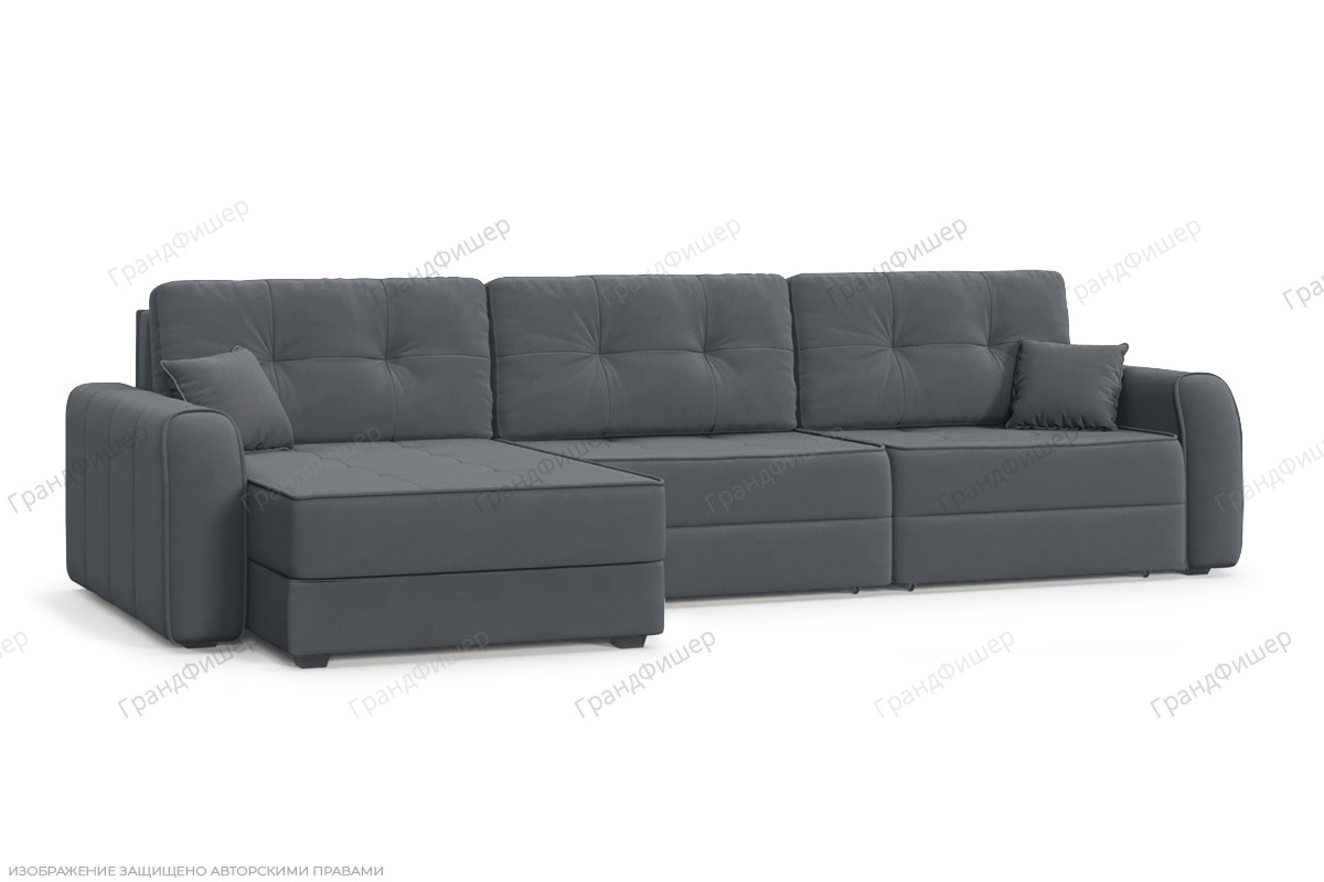 Угловой диван Кайман А2 Энерджи Лайт 810/19 Вид по диагонали