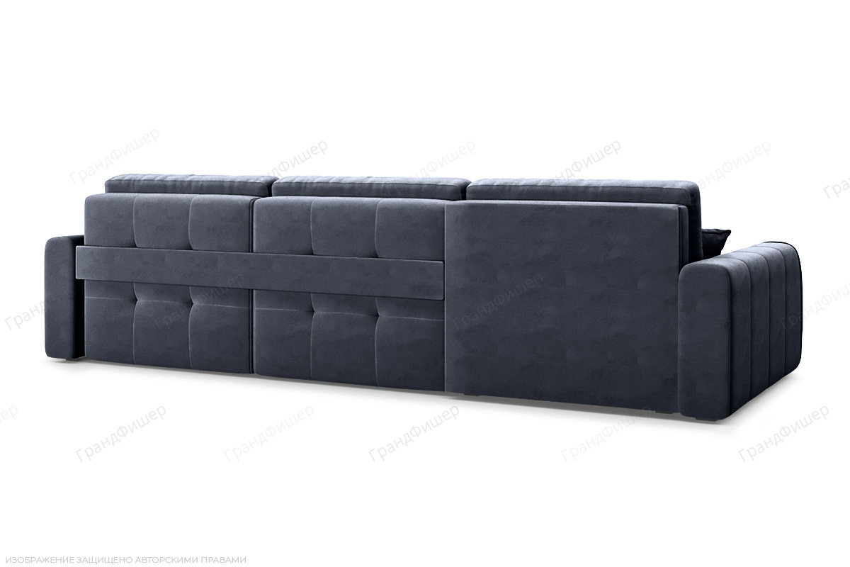 Угловой диван Кайман А2 Amigo Navy Вид сзади