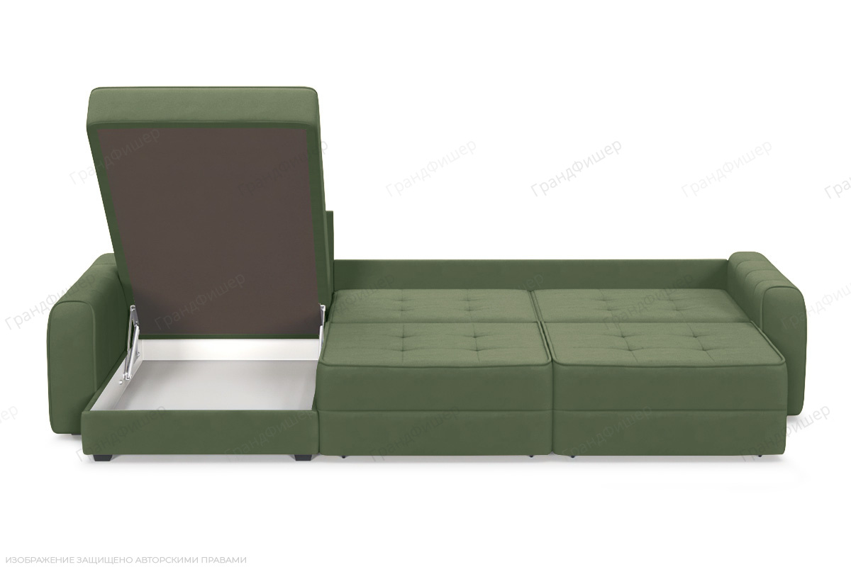 Угловой диван Кайман А2 Энерджи Лайт 810/13 Ящик для белья