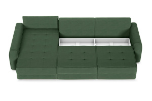 Угловой диван Кайман А2 Amigo Green Ящик для белья
