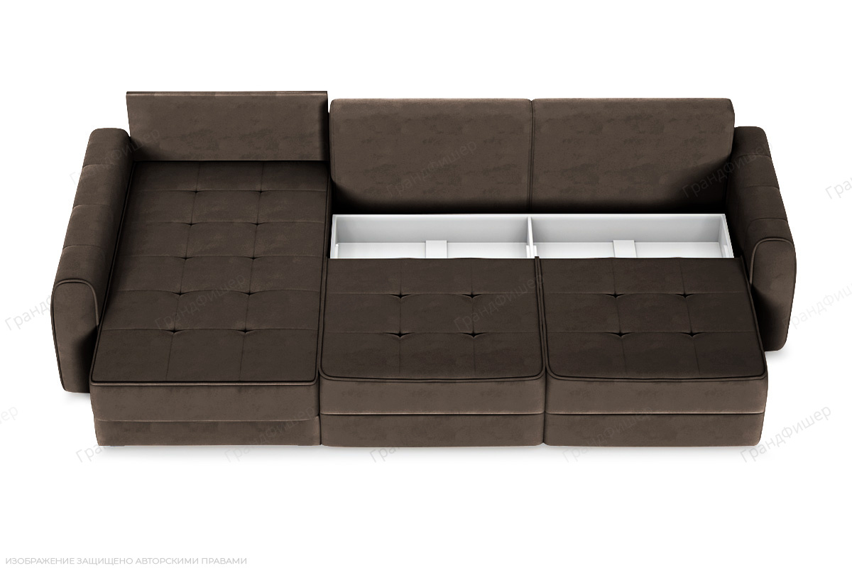 Угловой диван Кайман А2 Энерджи Лайт 810/7 Ящик для белья