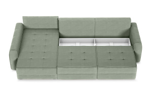 Угловой диван Кайман А2 Zara Olivo 30 Ящик для белья