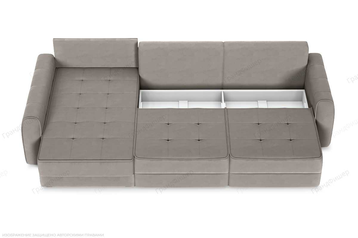 Угловой диван Кайман А2 Энерджи Лайт 810/16 Ящик для белья