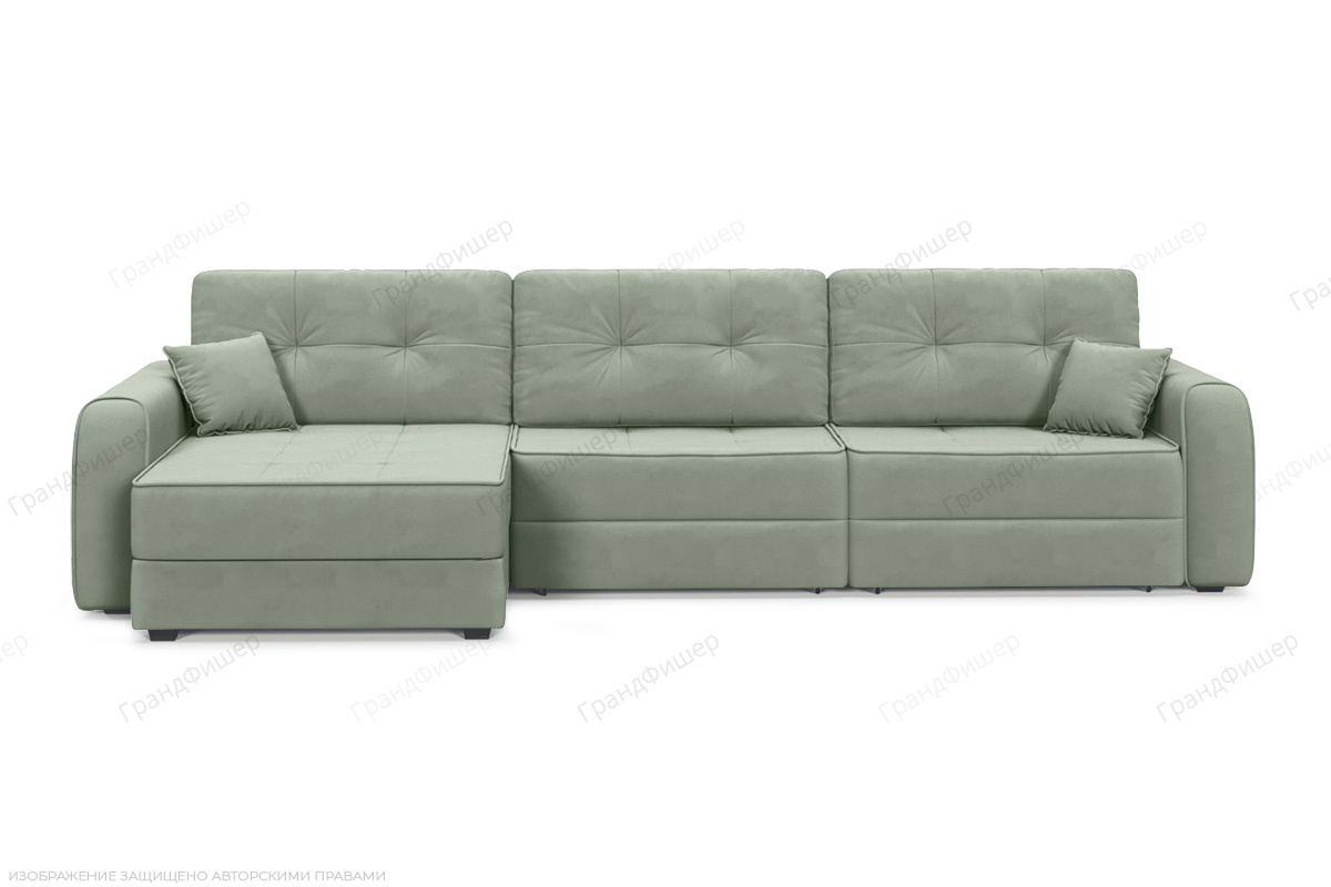 Угловой диван Кайман А2 Zara Olivo 30 Вид спереди