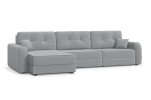 Угловой диван Кайман А2 Zara Steel 52 Вид по диагонали