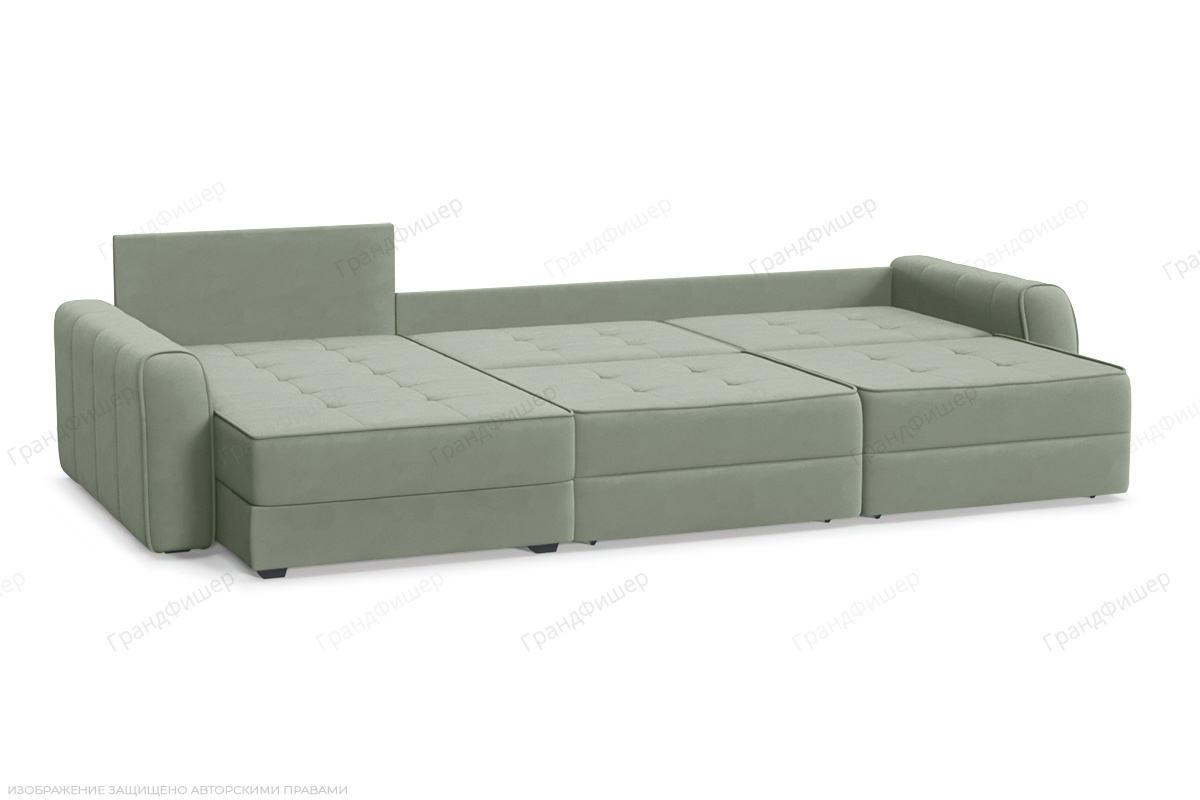 Угловой диван Кайман А2 Zara Olivo 30 Спальное место