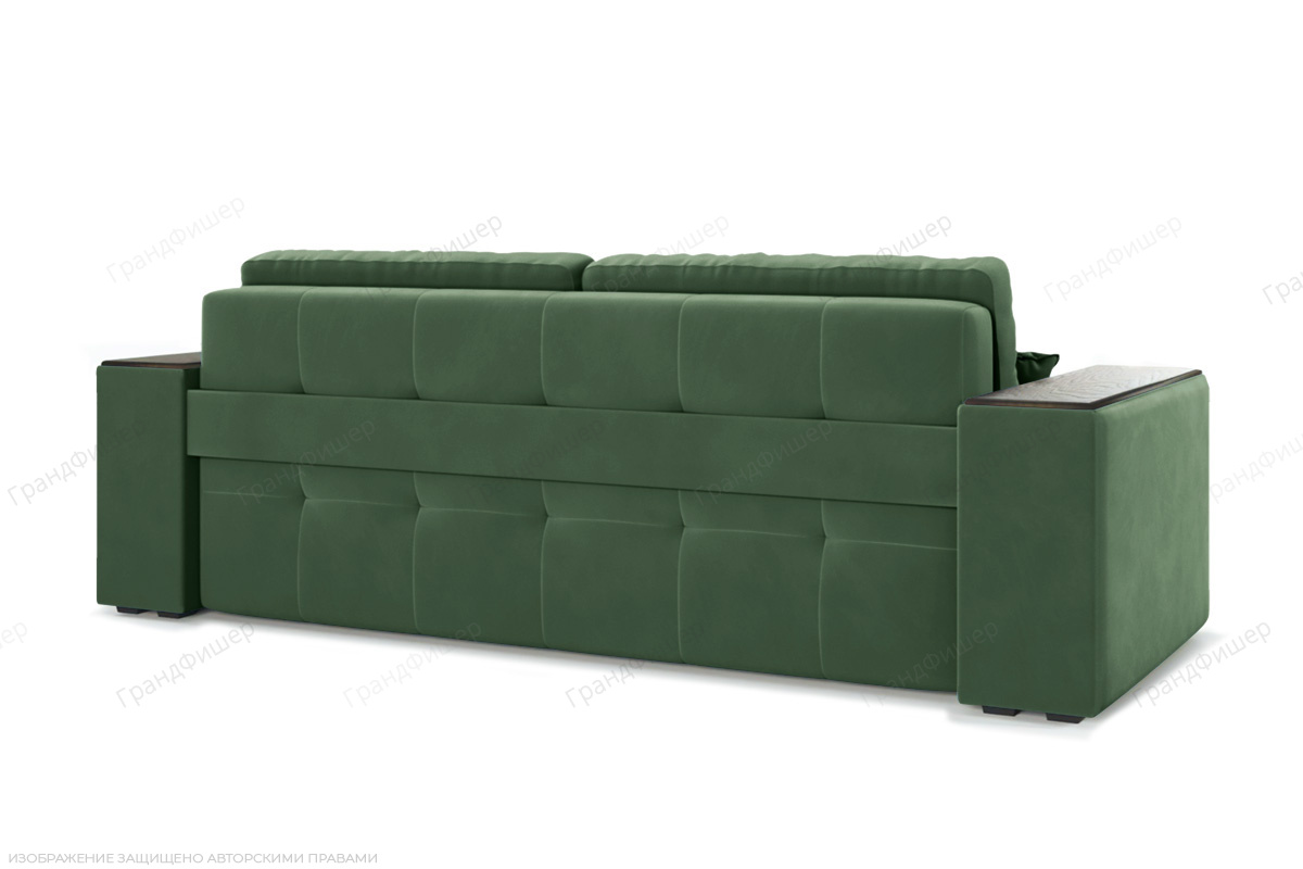 Пружинный диван Кайман-7 с ящиками Amigo Green Вид сзади