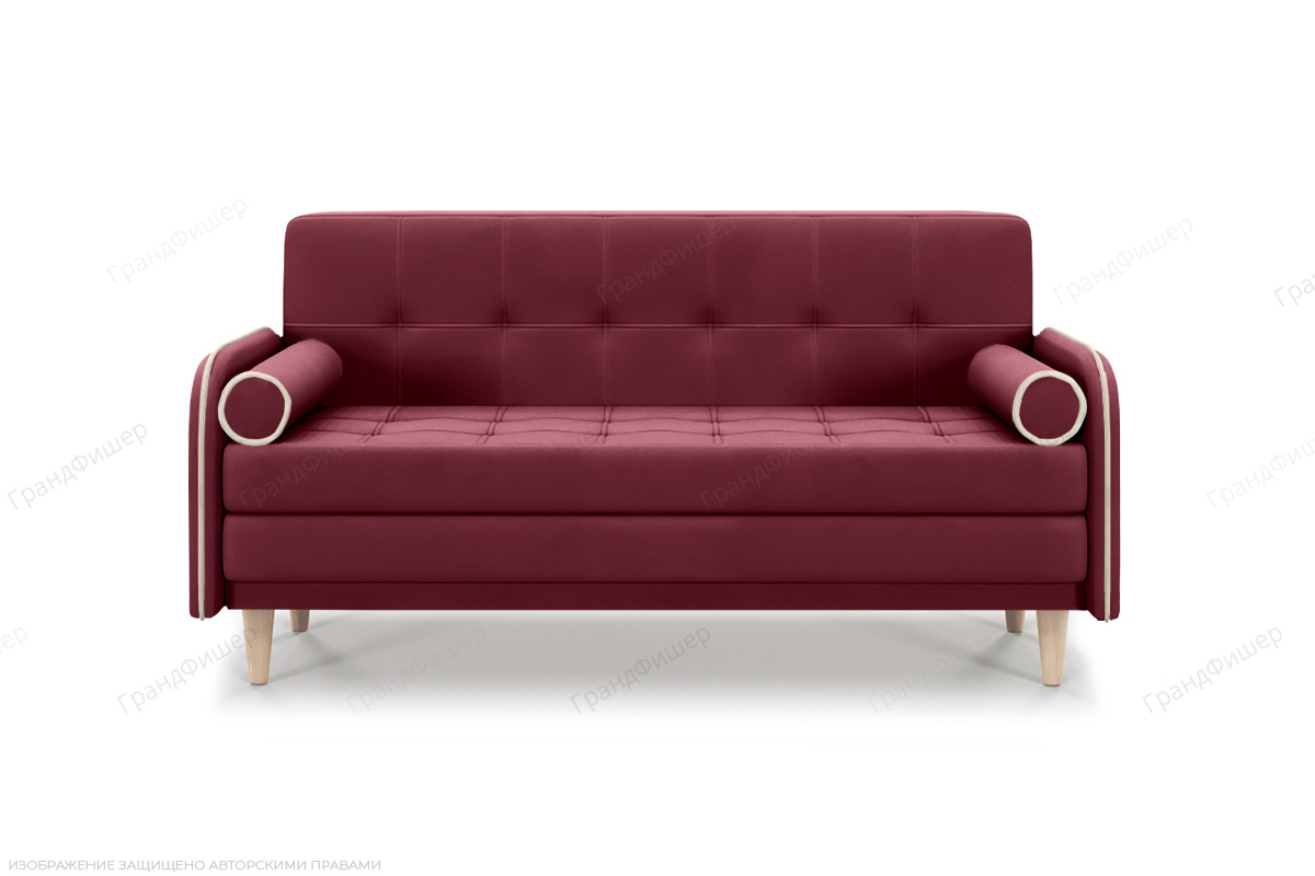 Прямой диван Монро (спальное 140 см) Энерджи Лайт 810/17 Вид спереди