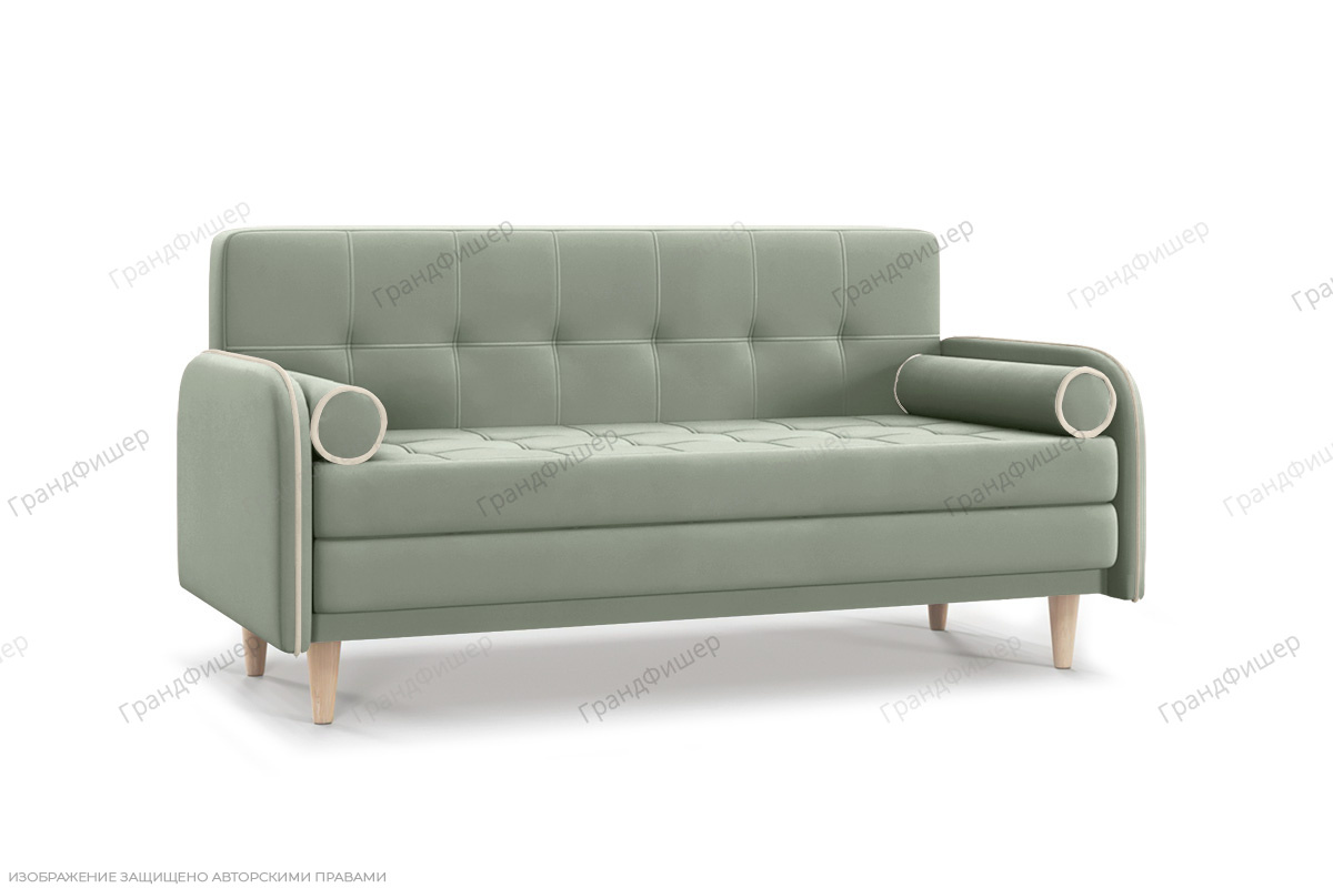 Прямой диван Монро (спальное 140 см) Zara Olivo 30 Вид по диагонали