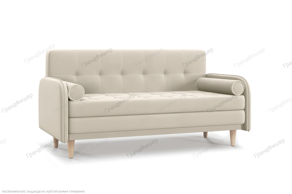 Прямой диван Монро (спальное 140 см) Энерджи Лайт 810/2 Вид по диагонали