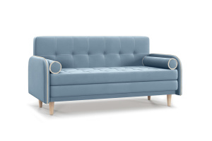 Прямой диван Монро (спальное 140 см) Amigo Blue Вид по диагонали