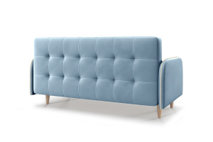 Прямой диван Монро (спальное 140 см) Amigo Blue Вид сзади