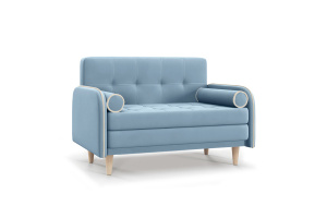 Голубой диван Монро Amigo Blue Вид по диагонали