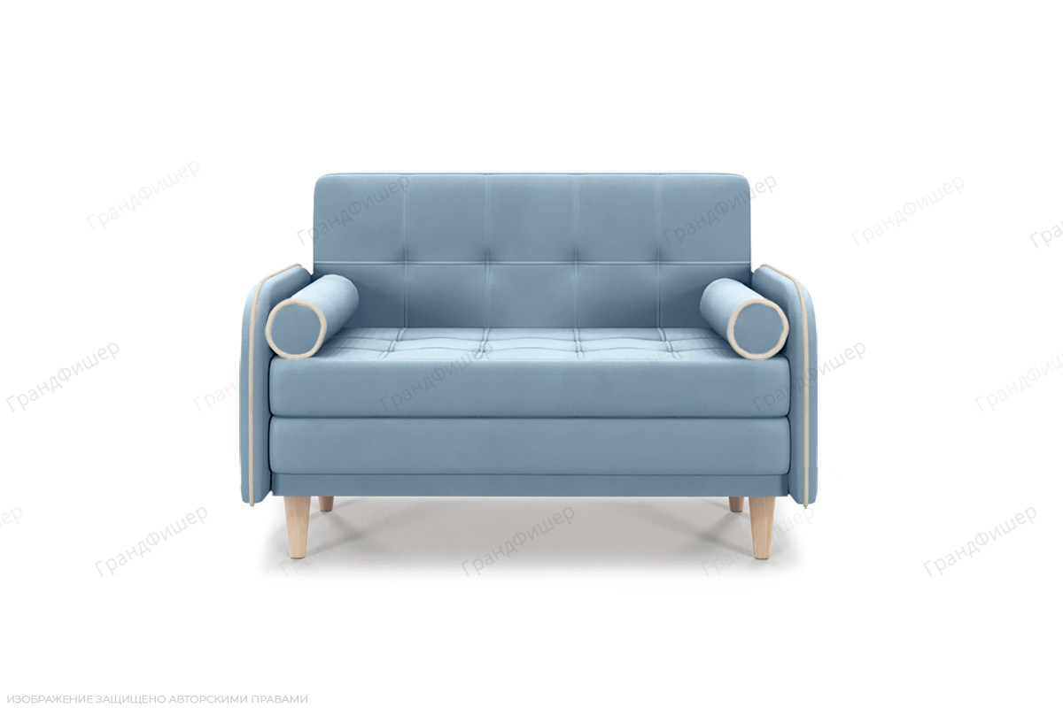 Голубой диван Монро Amigo Blue Вид спереди