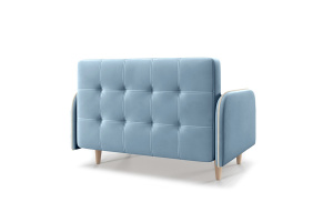Голубой диван Монро Amigo Blue Вид сзади
