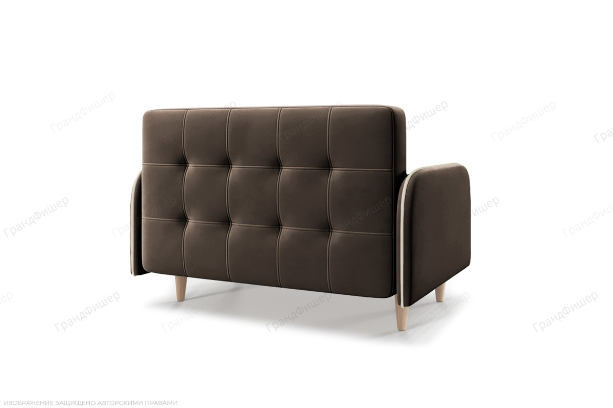Коричневый диван Монро Энерджи Лайт 810/7 Вид сзади
