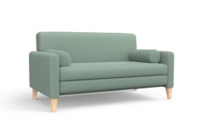 Прямой диван Майами (спальное 140 см) Zara Mint 14 Вид по диагонали