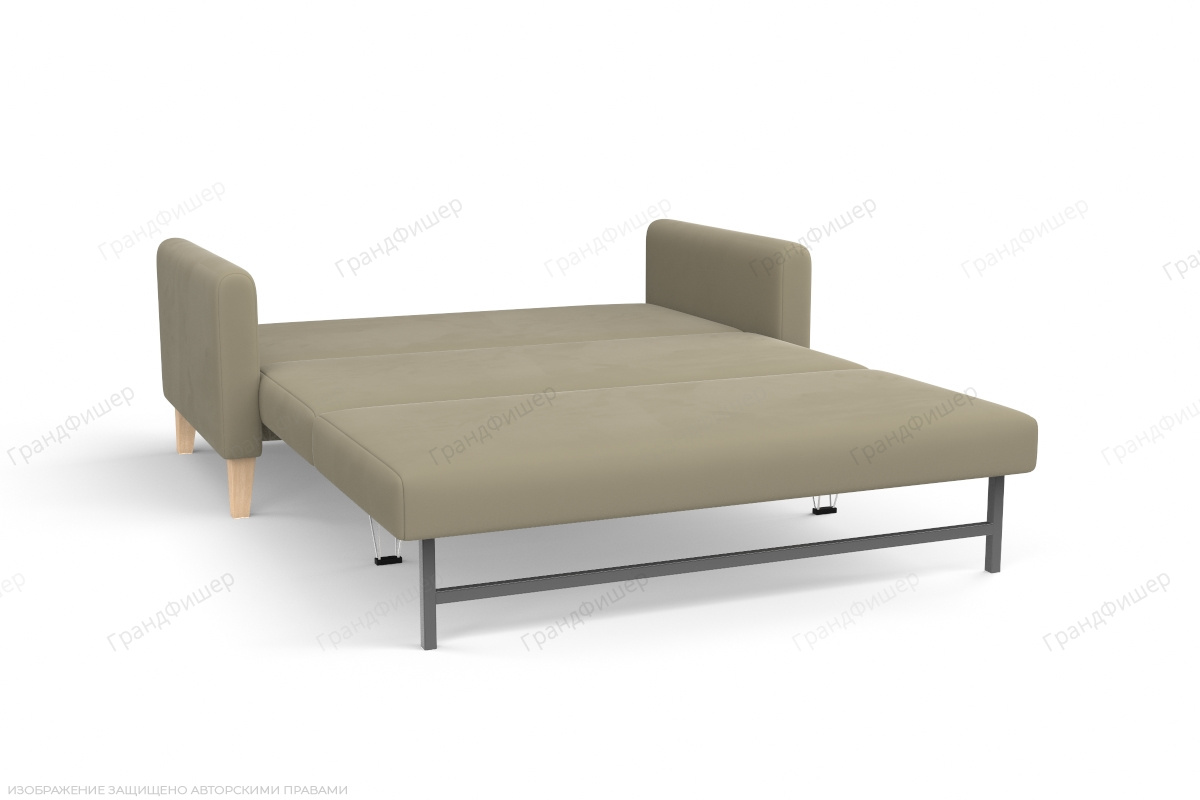 Прямой диван Майами (спальное 140 см) Zara Light 04 Спальное место