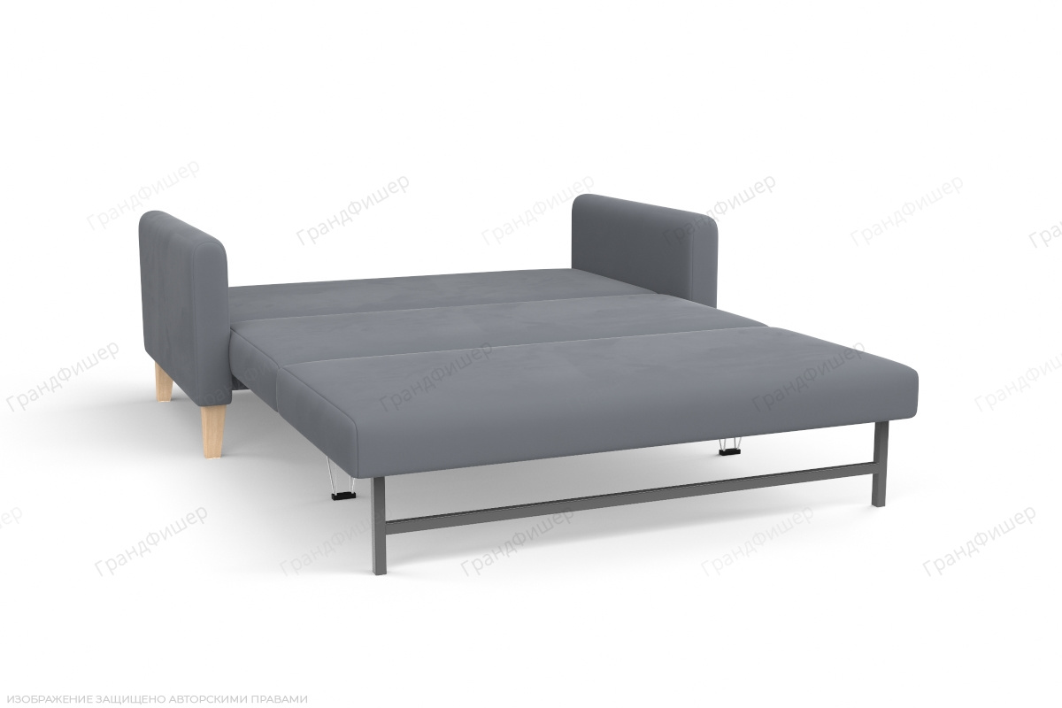 Прямой диван Майами (спальное 140 см) Zara Grafit 32 Спальное место