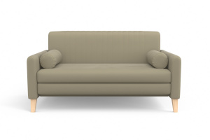 Прямой диван Майами (спальное 140 см) Zara Light 04 Вид спереди