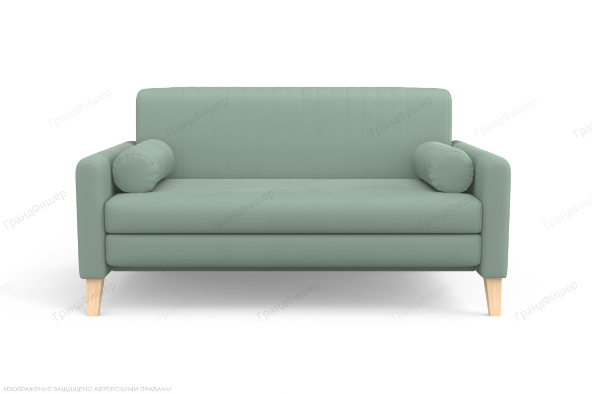 Прямой диван Майами (спальное 140 см) Zara Mint 14 Вид спереди