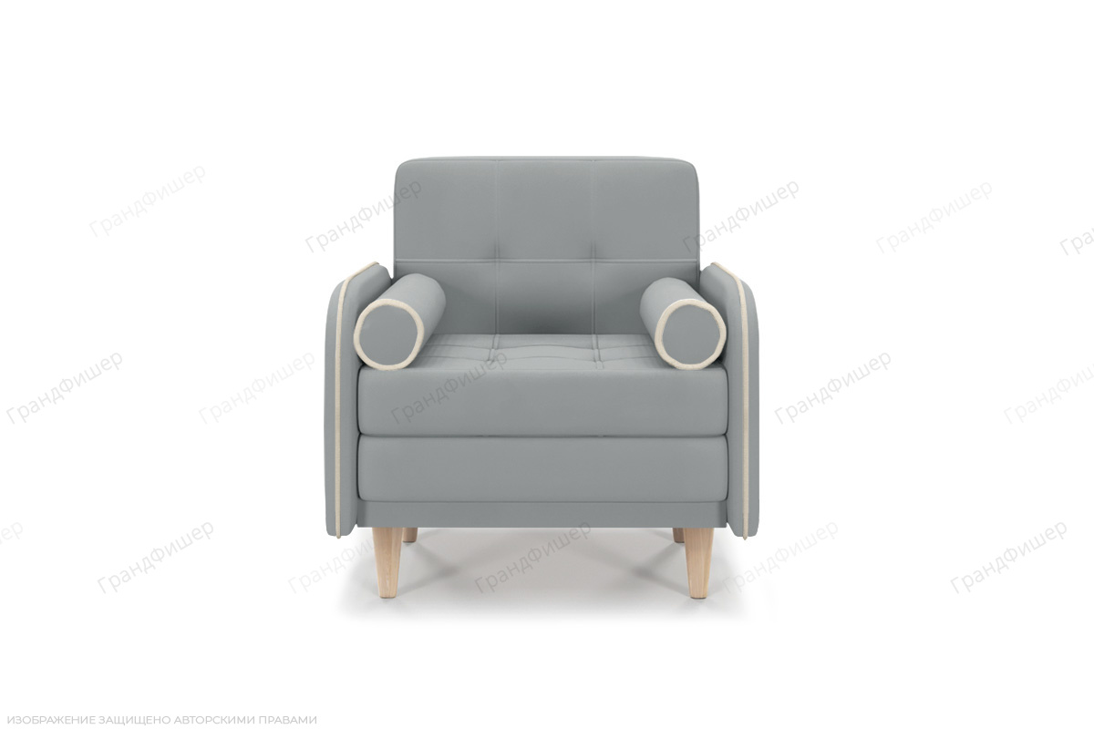 Кресло Монро Zara Steel 52 Вид спереди