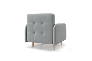 Кресло Монро Zara Steel 52 Вид сзади