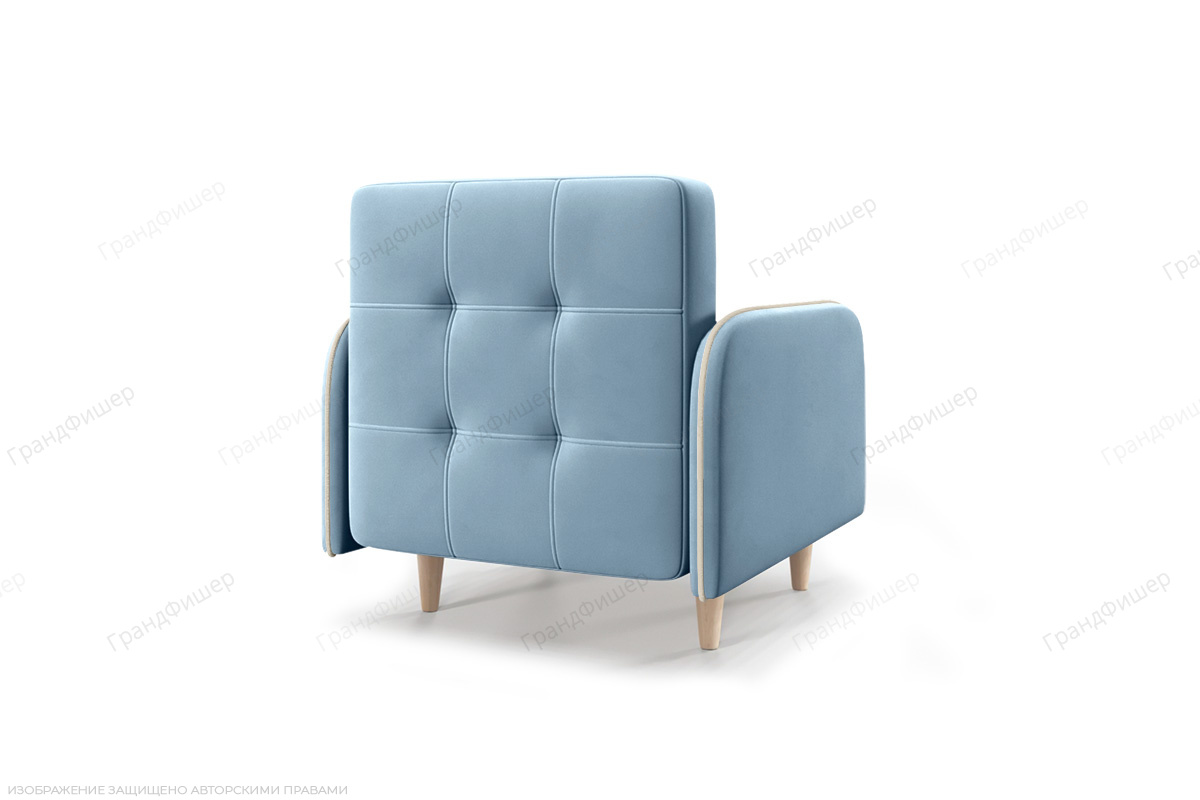 Кресло Монро Amigo Blue Вид сзади