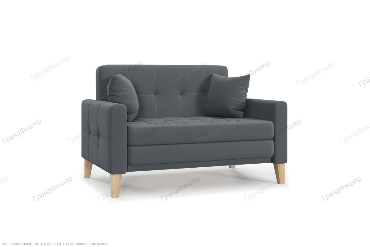 Прямой диван Этро люкс с опорой №3 Энерджи Лайт 810/19 Вид по диагонали