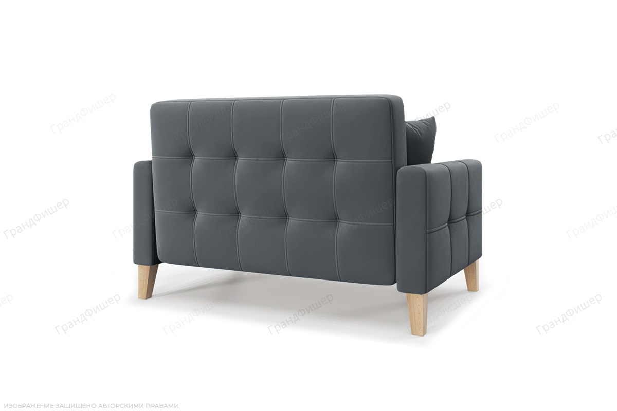 Прямой диван Этро люкс с опорой №3 Энерджи Лайт 810/19 Вид сзади