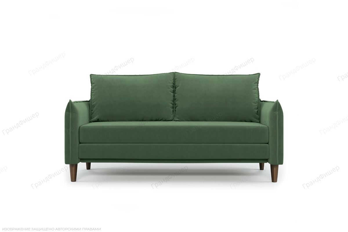 Прямой диван Порту слим (спальное 140 см) Amigo Green Вид спереди