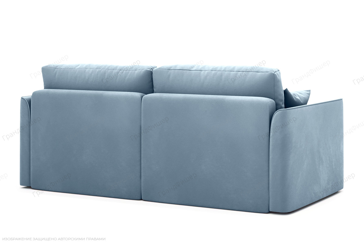 Прямой диван Сиэтл-2 Amigo Blue Вид сзади