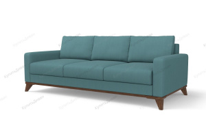 Прямой диван Джерси-2 с опорой №6 Amigo Lagoon Вид по диагонали