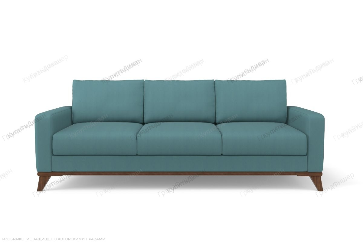 Прямой диван Джерси-2 с опорой №6 Amigo Lagoon Вид спереди