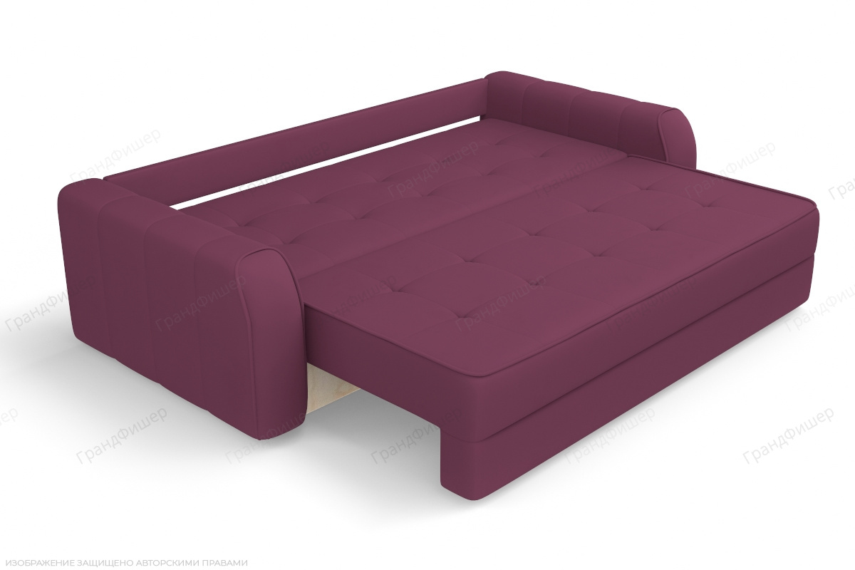 Прямой диван Кайман (Капри) Zara bordo 84 Спальное место