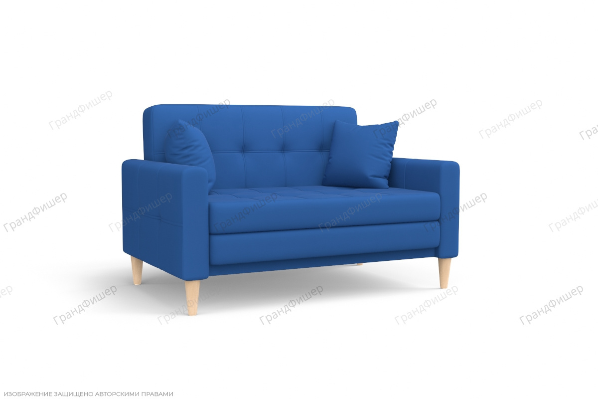 Прямой диван Этро люкс с опорой №5 Zara ocean 45 Вид по диагонали