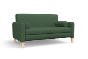 Прямой диван Майами (спальное 140 см) Amigo Green Вид по диагонали