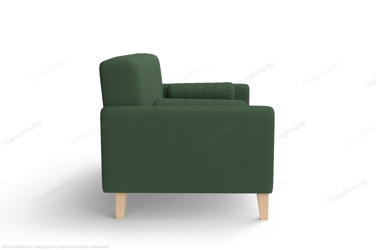 Прямой диван Майами (спальное 140 см) Amigo Green Вид сбоку