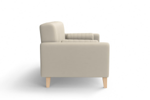 Прямой диван Майами (спальное 140 см) Zara sand 4/2 Вид сбоку