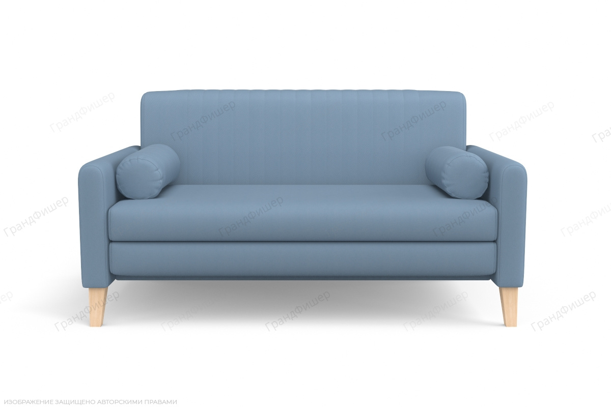 Прямой диван Майами (спальное 140 см) Amigo Blue Вид спереди
