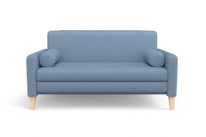 Прямой диван Майами (спальное 140 см) Amigo Blue Вид спереди