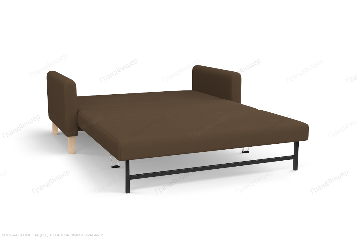 Прямой диван Майами (спальное 140 см) Zara cappuchino 3 Спальное место