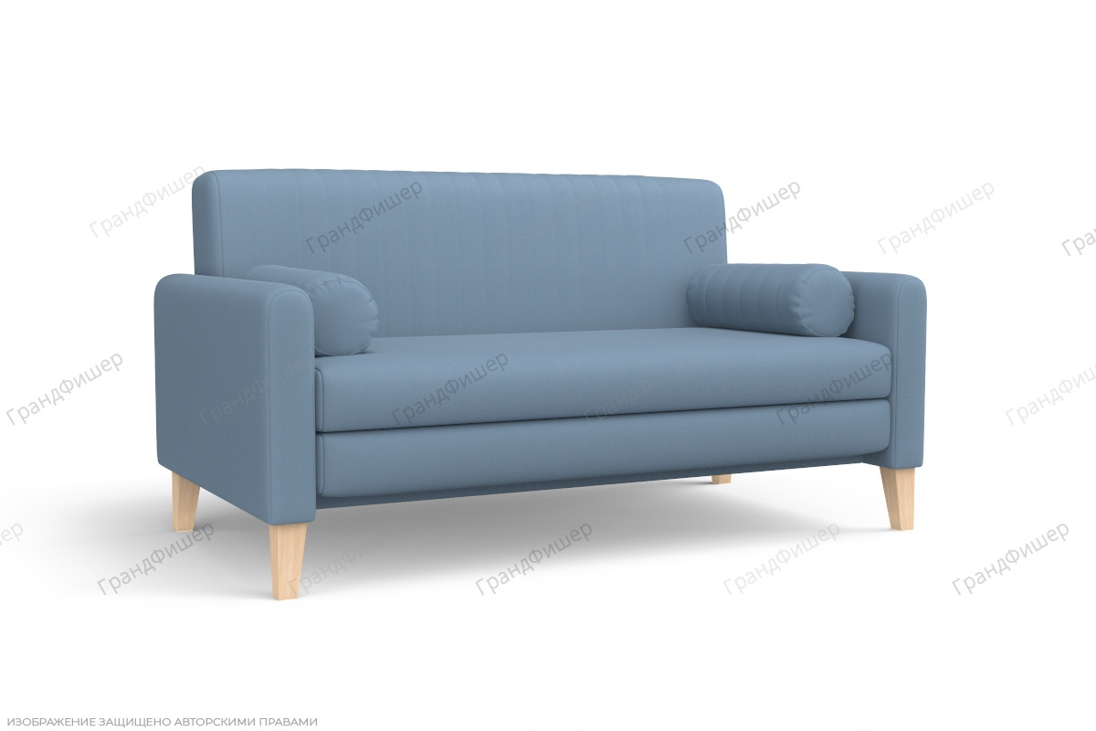 Прямой диван Майами (спальное 140 см) Amigo Blue Вид по диагонали