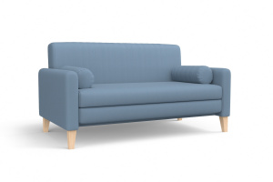 Прямой диван Майами (спальное 140 см) Amigo Blue Вид по диагонали