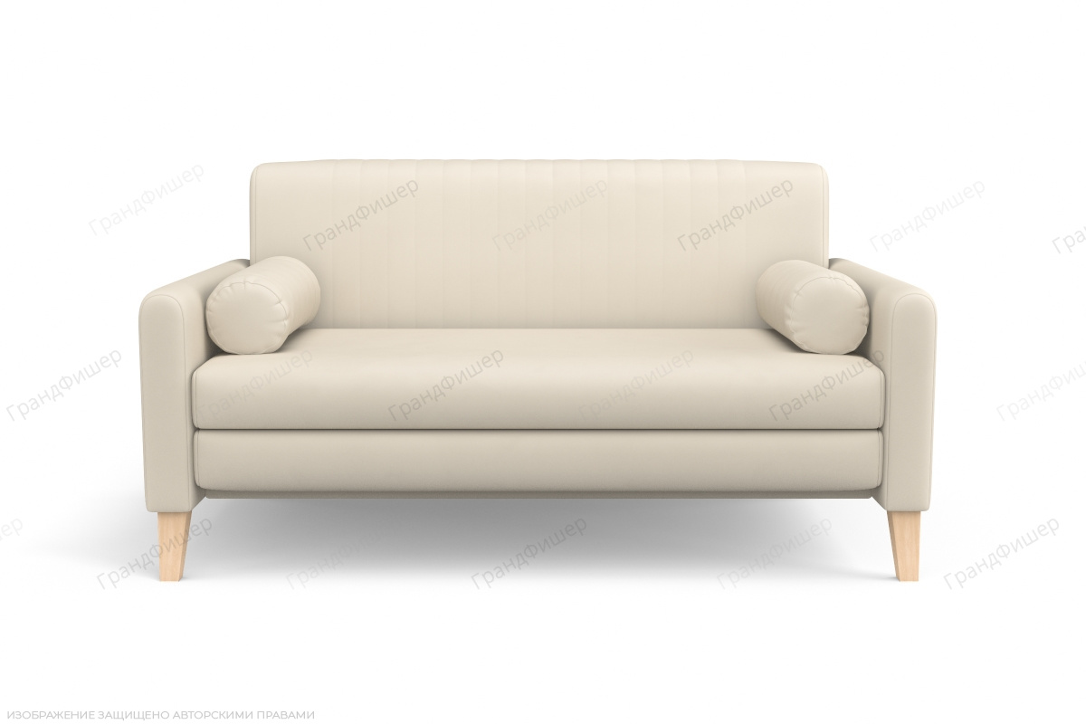 Прямой диван Майами (спальное 140 см) Zara sand 4/2 Вид спереди