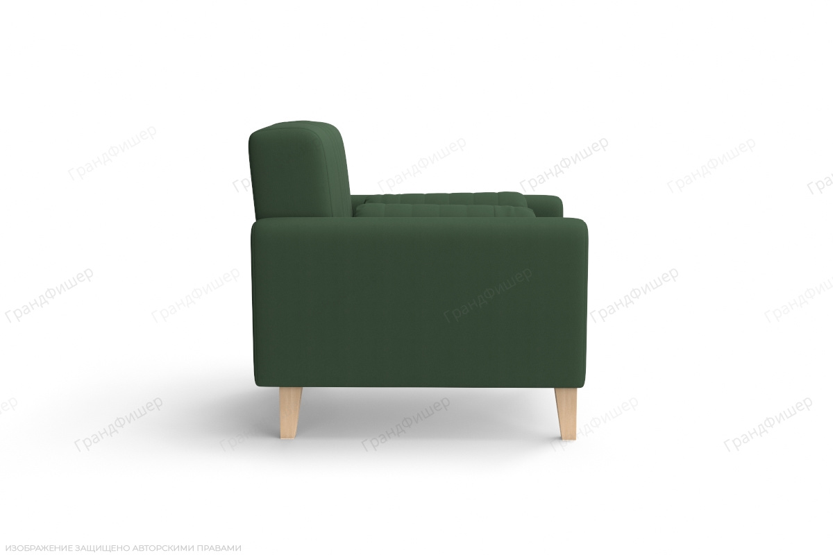 Неглубокий диван Майами Amigo Green Вид сзади