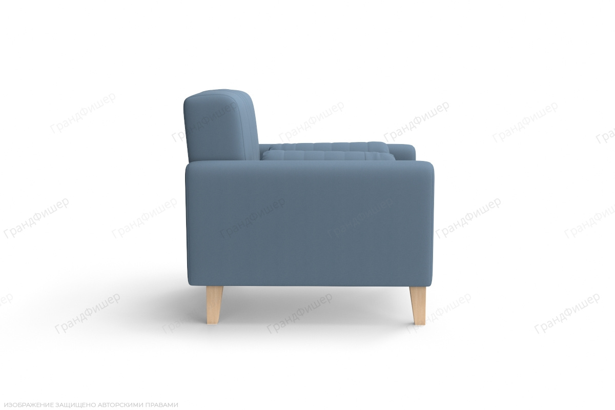 Неглубокий диван Майами Amigo Blue Вид сбоку