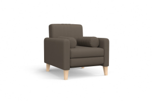 Неглубокий диван Майами Zara light brown 05 Вид по диагонали